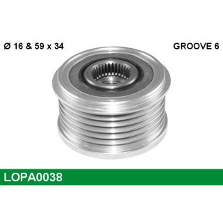 Laisvos eigos sankaba, kint. sr. generatorius LUCAS LOPA0038