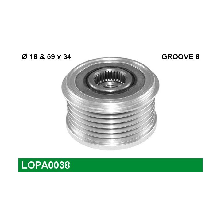 Laisvos eigos sankaba, kint. sr. generatorius LUCAS LOPA0038