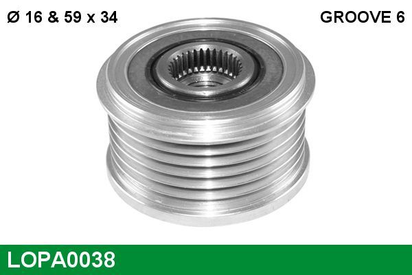 Laisvos eigos sankaba, kint. sr. generatorius LUCAS LOPA0038