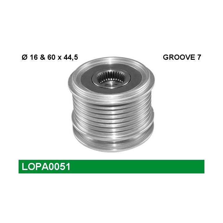 Laisvos eigos sankaba, kint. sr. generatorius LUCAS LOPA0051