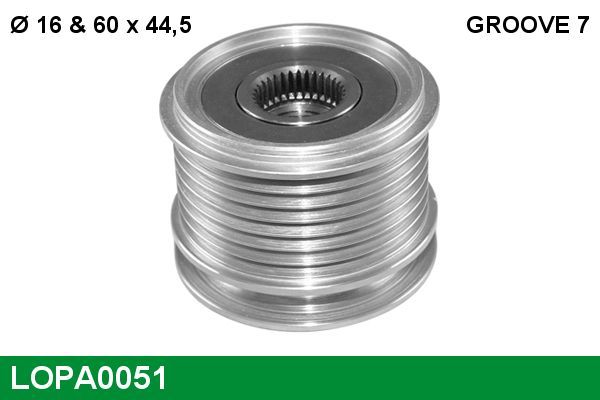 Laisvos eigos sankaba, kint. sr. generatorius LUCAS LOPA0051