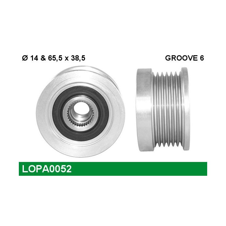 Laisvos eigos sankaba, kint. sr. generatorius LUCAS LOPA0052