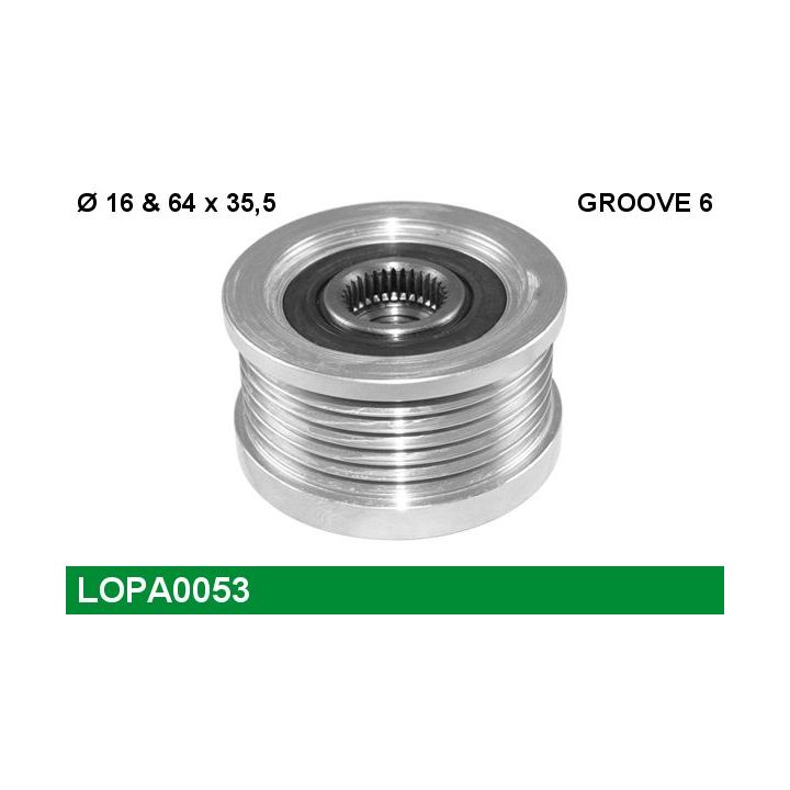 Laisvos eigos sankaba, kint. sr. generatorius LUCAS LOPA0053