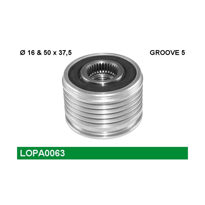 Laisvos eigos sankaba, kint. sr. generatorius LUCAS LOPA0063