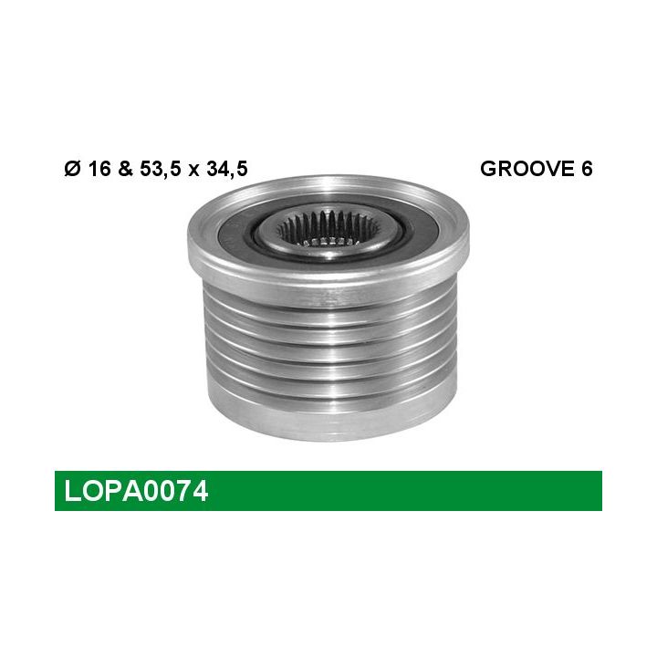 Laisvos eigos sankaba, kint. sr. generatorius LUCAS LOPA0074