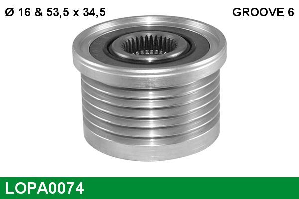 Laisvos eigos sankaba, kint. sr. generatorius LUCAS LOPA0074