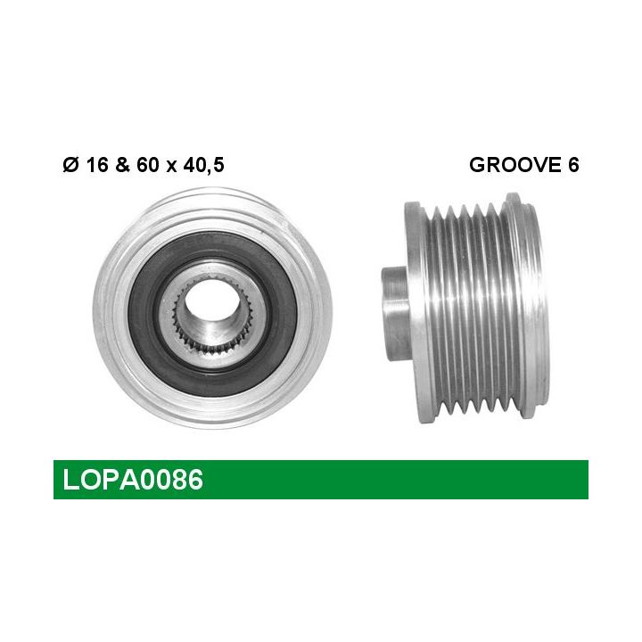 Laisvos eigos sankaba, kint. sr. generatorius LUCAS LOPA0086