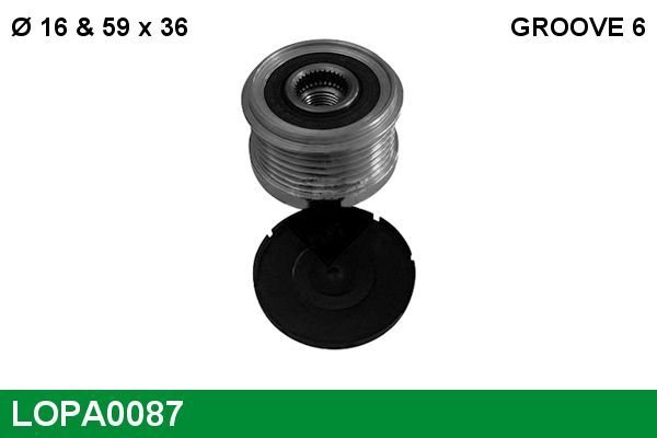 Laisvos eigos sankaba, kint. sr. generatorius LUCAS LOPA0087