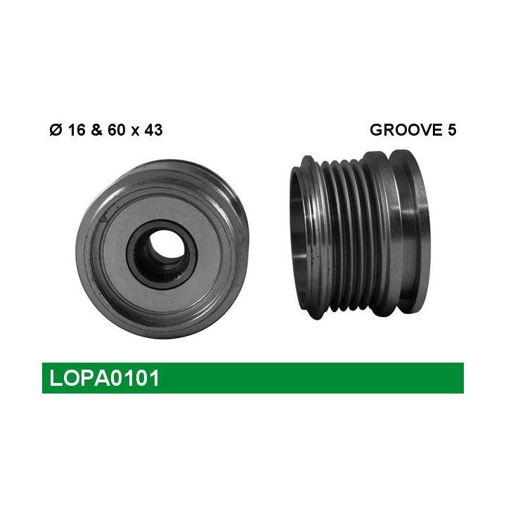 Laisvos eigos sankaba, kint. sr. generatorius LUCAS LOPA0101