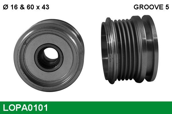 Laisvos eigos sankaba, kint. sr. generatorius LUCAS LOPA0101