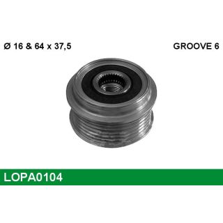 Laisvos eigos sankaba, kint. sr. generatorius LUCAS LOPA0104