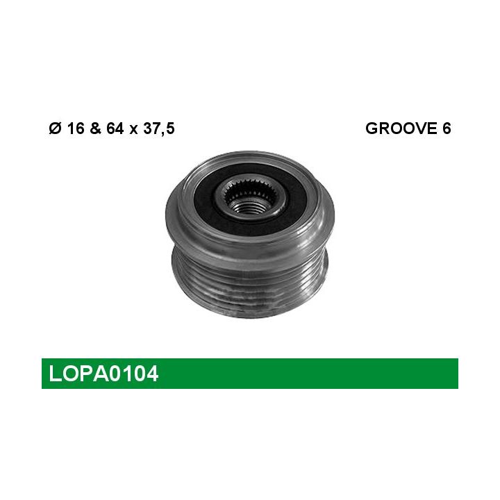 Laisvos eigos sankaba, kint. sr. generatorius LUCAS LOPA0104