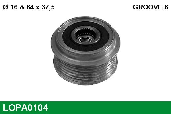 Laisvos eigos sankaba, kint. sr. generatorius LUCAS LOPA0104