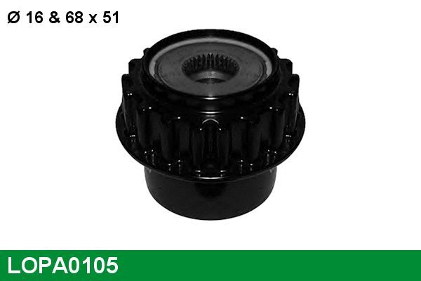 Laisvos eigos sankaba, kint. sr. generatorius LUCAS LOPA0105