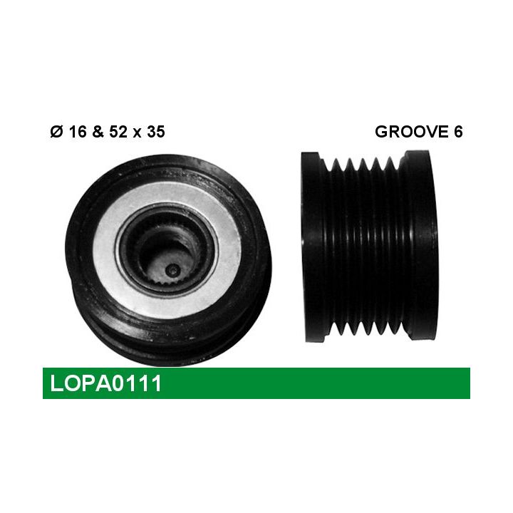 Laisvos eigos sankaba, kint. sr. generatorius LUCAS LOPA0111