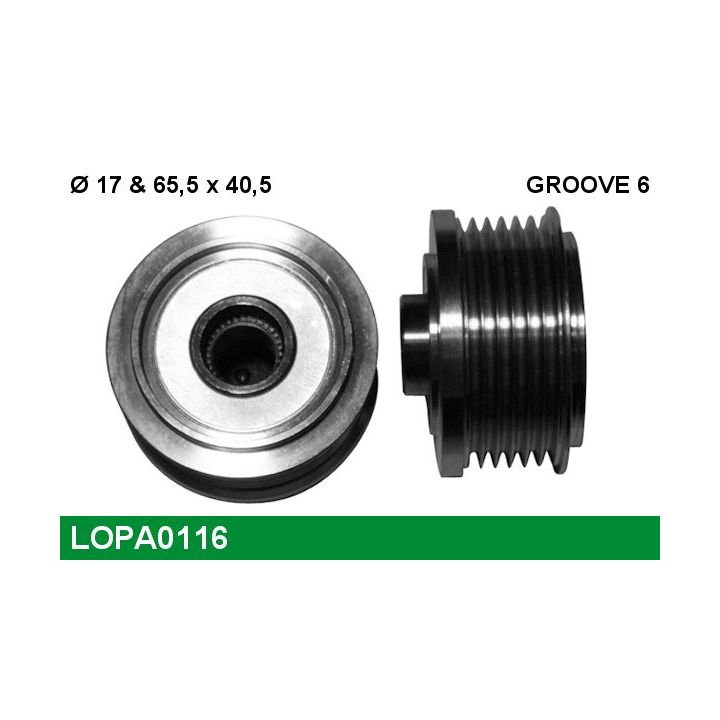 Laisvos eigos sankaba, kint. sr. generatorius LUCAS LOPA0116