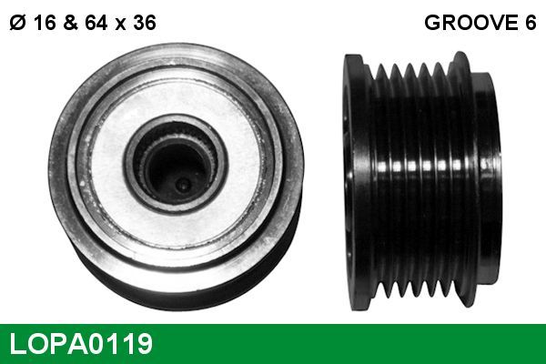 Laisvos eigos sankaba, kint. sr. generatorius LUCAS LOPA0119