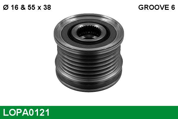 Laisvos eigos sankaba, kint. sr. generatorius LUCAS LOPA0121