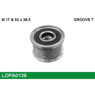 Laisvos eigos sankaba, kint. sr. generatorius LUCAS LOPA0136