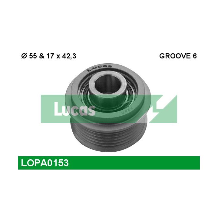 Laisvos eigos sankaba, kint. sr. generatorius LUCAS LOPA0153