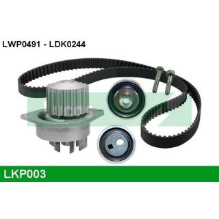 Vandens siurblio ir paskirstymo diržo komplektas LUCAS LKP003