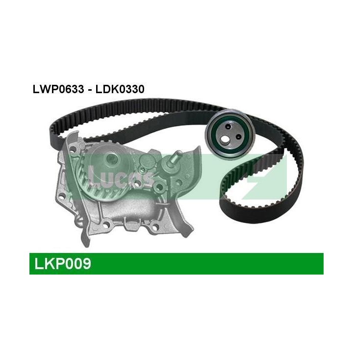 Vandens siurblio ir paskirstymo diržo komplektas LUCAS LKP009