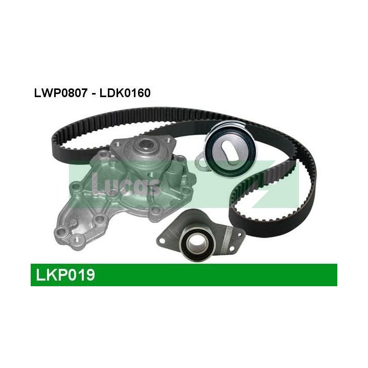 Vandens siurblio ir paskirstymo diržo komplektas LUCAS LKP019