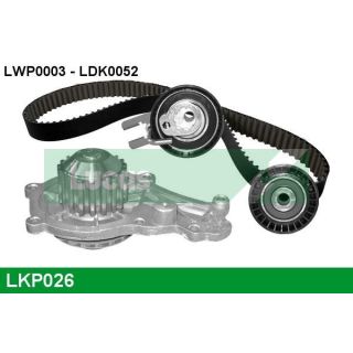 Vandens siurblio ir paskirstymo diržo komplektas LUCAS LKP026