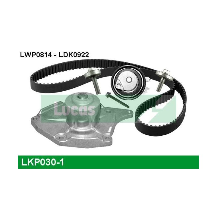 Vandens siurblio ir paskirstymo diržo komplektas LUCAS LKP030-1