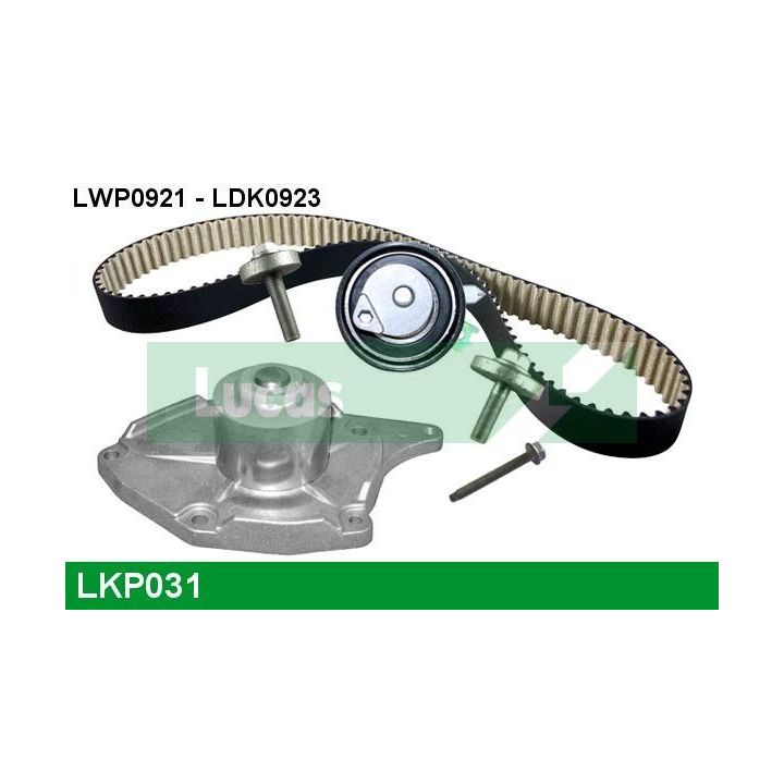 Vandens siurblio ir paskirstymo diržo komplektas LUCAS LKP031