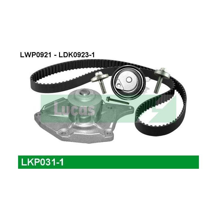 Vandens siurblio ir paskirstymo diržo komplektas LUCAS LKP031-1