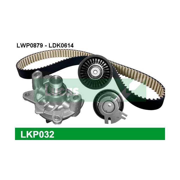 Vandens siurblio ir paskirstymo diržo komplektas LUCAS LKP032