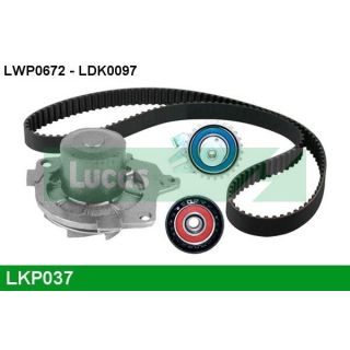 Vandens siurblio ir paskirstymo diržo komplektas LUCAS LKP037