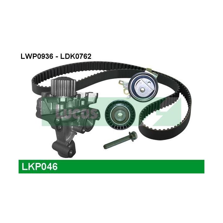 Vandens siurblio ir paskirstymo diržo komplektas LUCAS LKP046