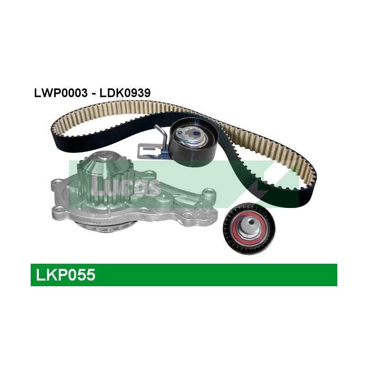 Vandens siurblio ir paskirstymo diržo komplektas LUCAS LKP055