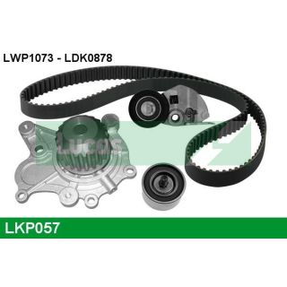 Vandens siurblio ir paskirstymo diržo komplektas LUCAS LKP057