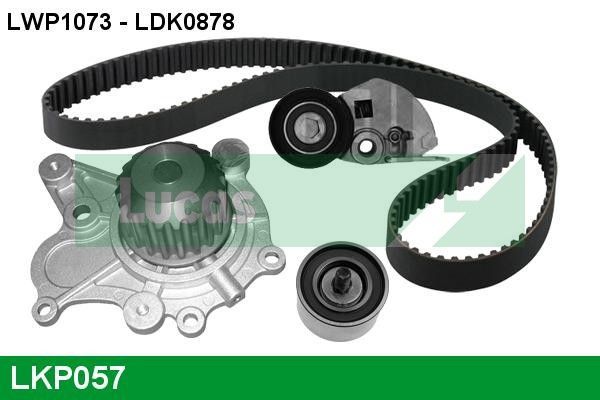 Vandens siurblio ir paskirstymo diržo komplektas LUCAS LKP057