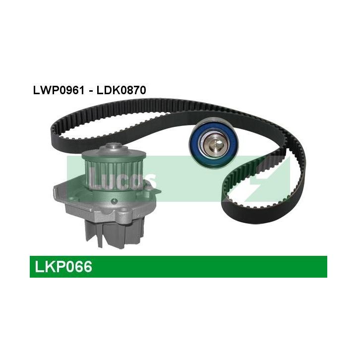 Vandens siurblio ir paskirstymo diržo komplektas LUCAS LKP066