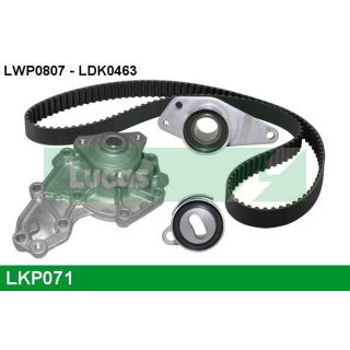 Vandens siurblio ir paskirstymo diržo komplektas LUCAS LKP071