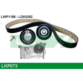 Vandens siurblio ir paskirstymo diržo komplektas LUCAS LKP073