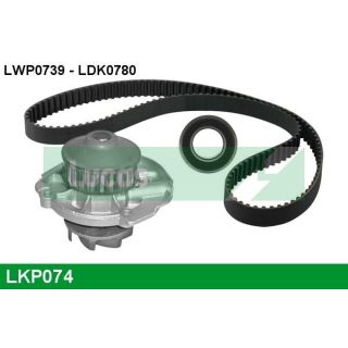 Vandens siurblio ir paskirstymo diržo komplektas LUCAS LKP074