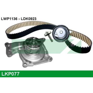 Vandens siurblio ir paskirstymo diržo komplektas LUCAS LKP077