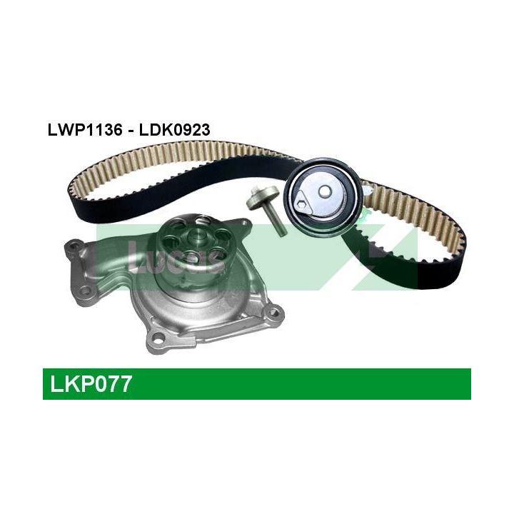 Vandens siurblio ir paskirstymo diržo komplektas LUCAS LKP077