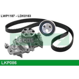 Vandens siurblio ir paskirstymo diržo komplektas LUCAS LKP086