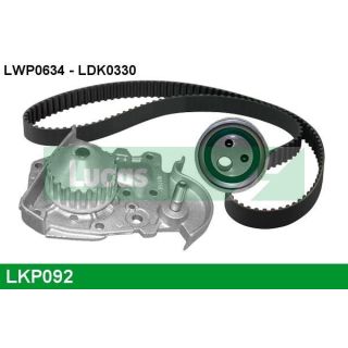 Vandens siurblio ir paskirstymo diržo komplektas LUCAS LKP092