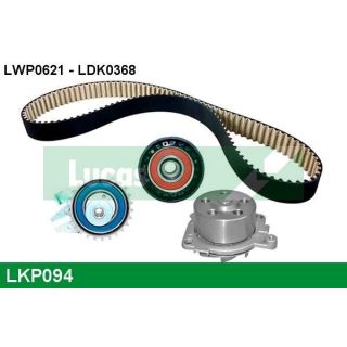 Vandens siurblio ir paskirstymo diržo komplektas LUCAS LKP094