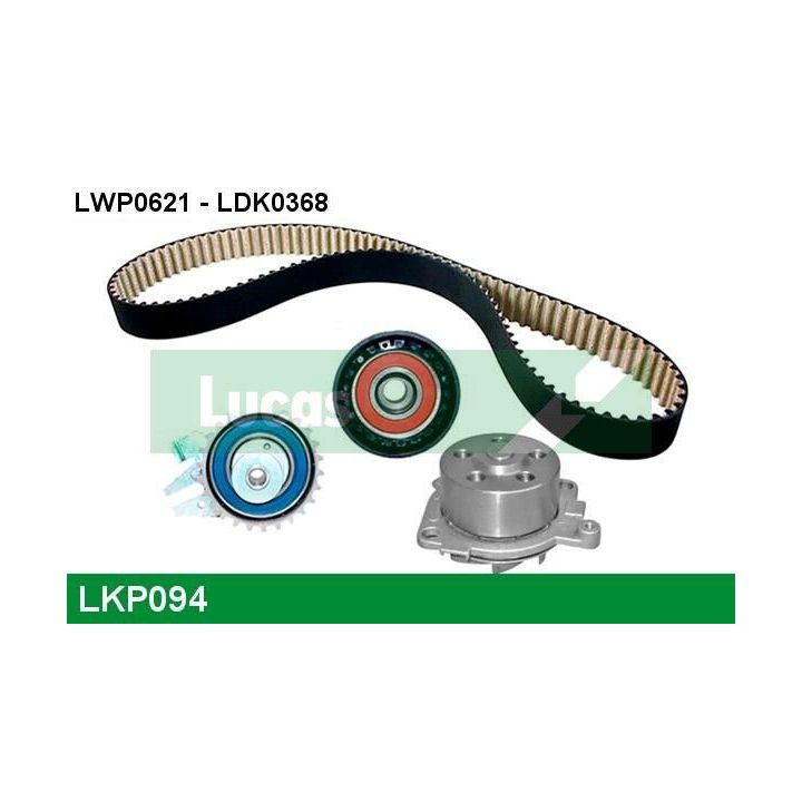 Vandens siurblio ir paskirstymo diržo komplektas LUCAS LKP094