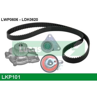 Vandens siurblio ir paskirstymo diržo komplektas LUCAS LKP101