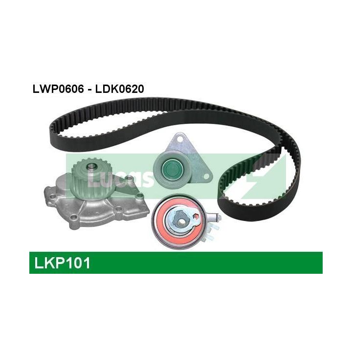 Vandens siurblio ir paskirstymo diržo komplektas LUCAS LKP101