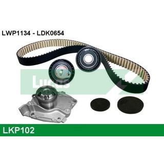 Vandens siurblio ir paskirstymo diržo komplektas LUCAS LKP102